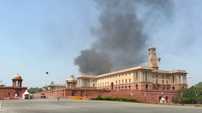 Delhi North Block Fire