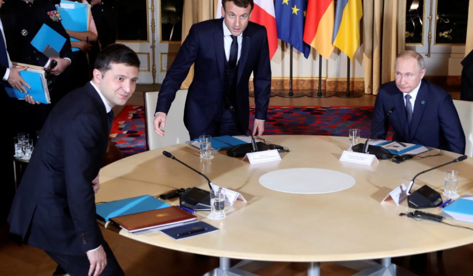 Putin and Zelensky Meeting