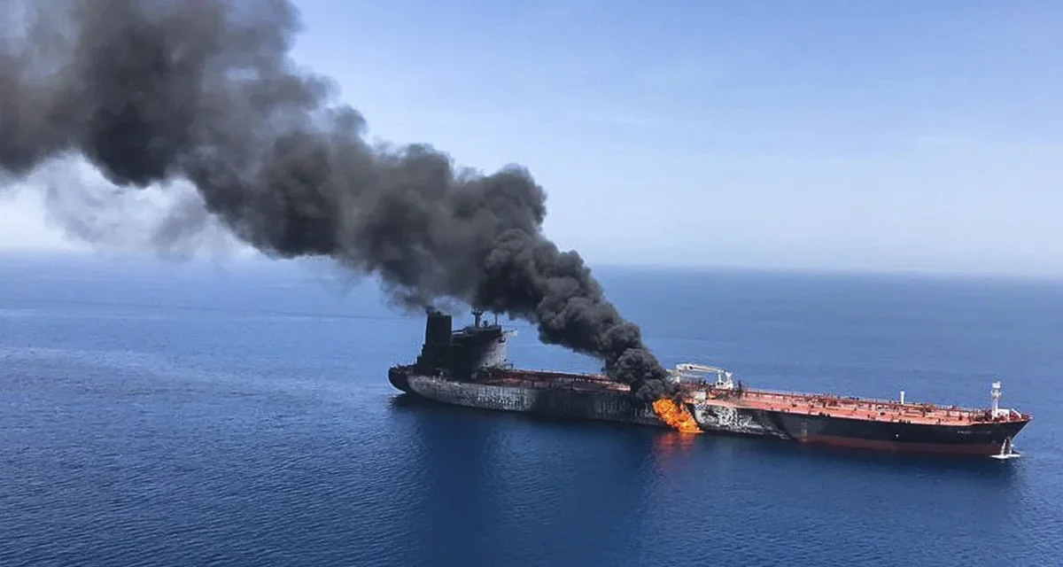Strait of Hormuz tanker explosion