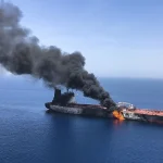 Strait of Hormuz tanker explosion