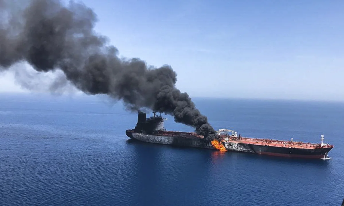 Strait of Hormuz tanker explosion