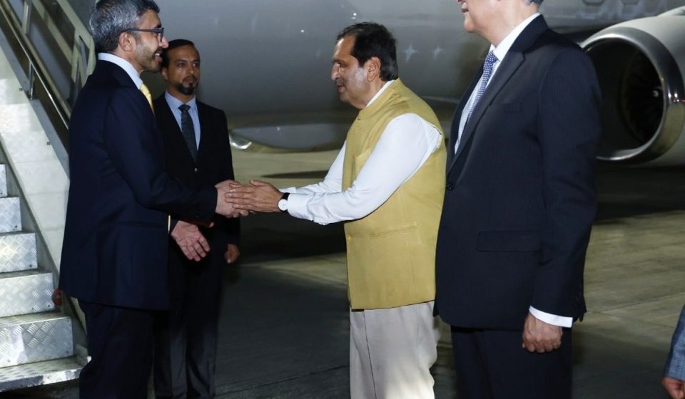 UAE Deputy PM Al Nahyan Meets Jaishankar UAE Deputy PM Al Nahyan Meets Jaishankar