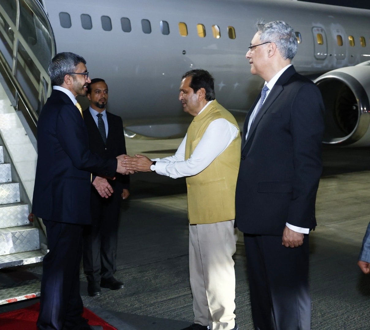UAE Deputy PM Al Nahyan Meets Jaishankar